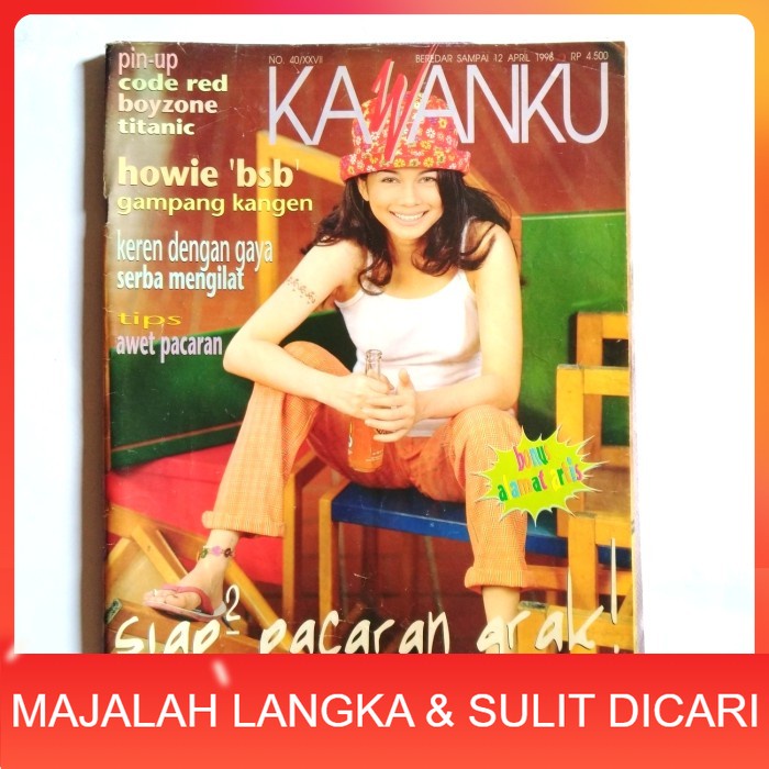 Majalah KAWANKU No.40 Apr 1998 Cover JIHAN FAHIRA Langka