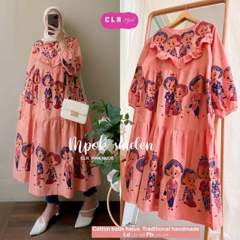 Dress Kusumasari | Dress Tumini Manten | Midi Mpok Sinden