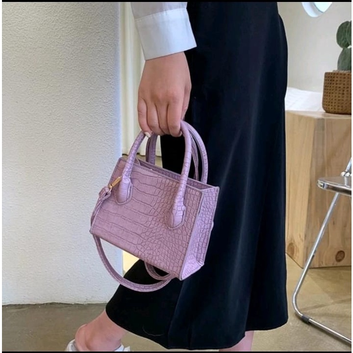 Tas Selempang Wanita Fretty Croco Bag Terbaru