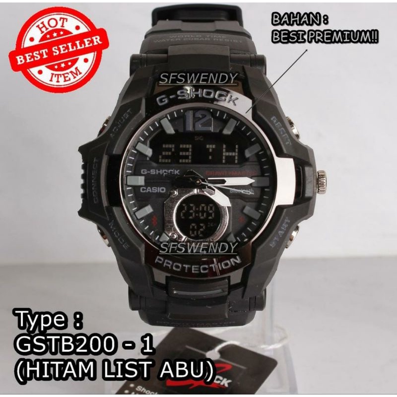 Jam Tangan_G_Shock_GSTB200_Jam Tangan Pria Jam Tangan Terlaris Anti Air Bisa COD