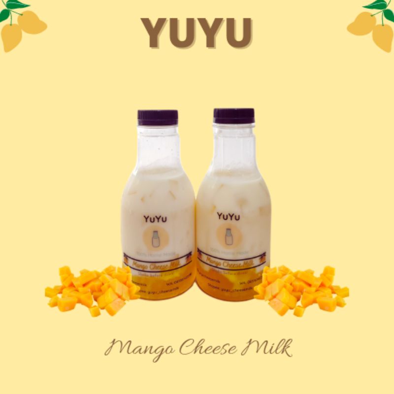 

Paket 2 Yuyu Mango Cheese Milk