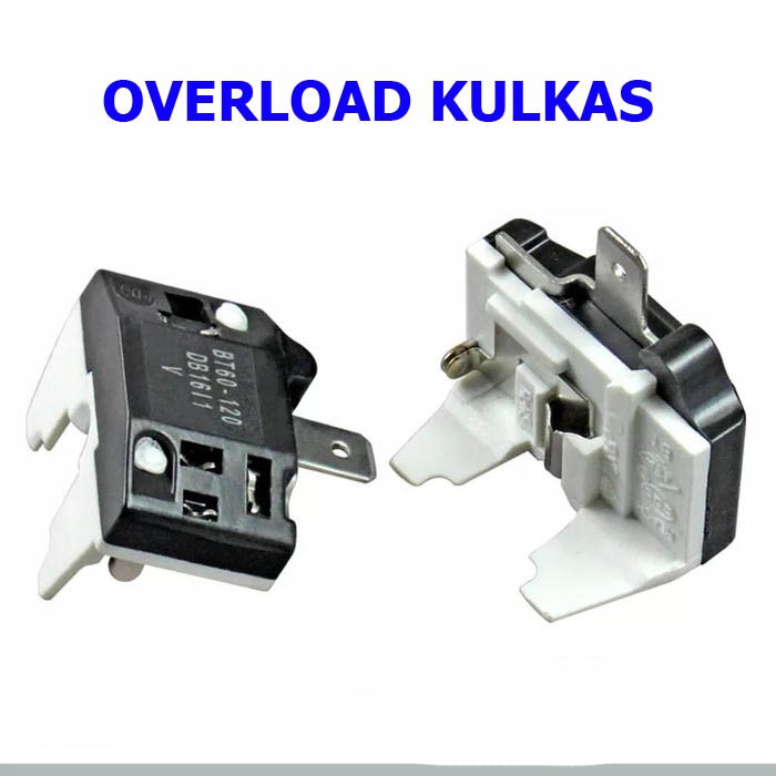 Overload Kulkas Putih Gepeng 1/6