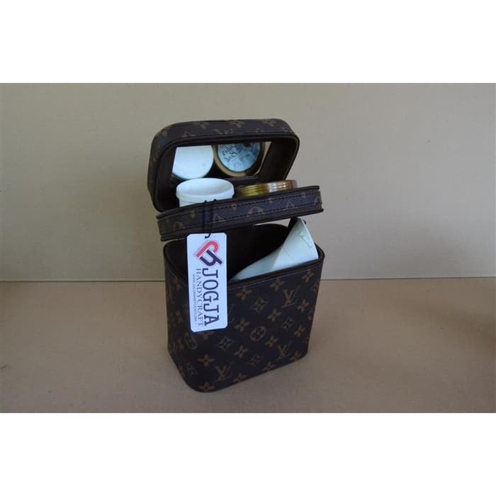 "Make Up Case / Cosmetic Case / Box cosmetic lucu motif lv mono"