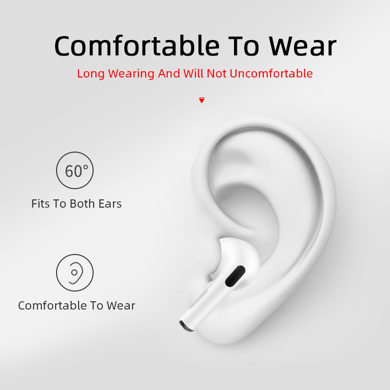 (COD) Pro6 TWS Bluetooth 5.1 Earphones whit microphone Wireless Bluetooth Headset In-ear Water Proof Earbud  Wireless Earphone HiFi Stereo Headset with Mic Headphone henset hedset