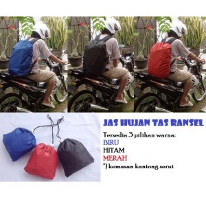 Rain Cover Tas Ransel Mantel Tas