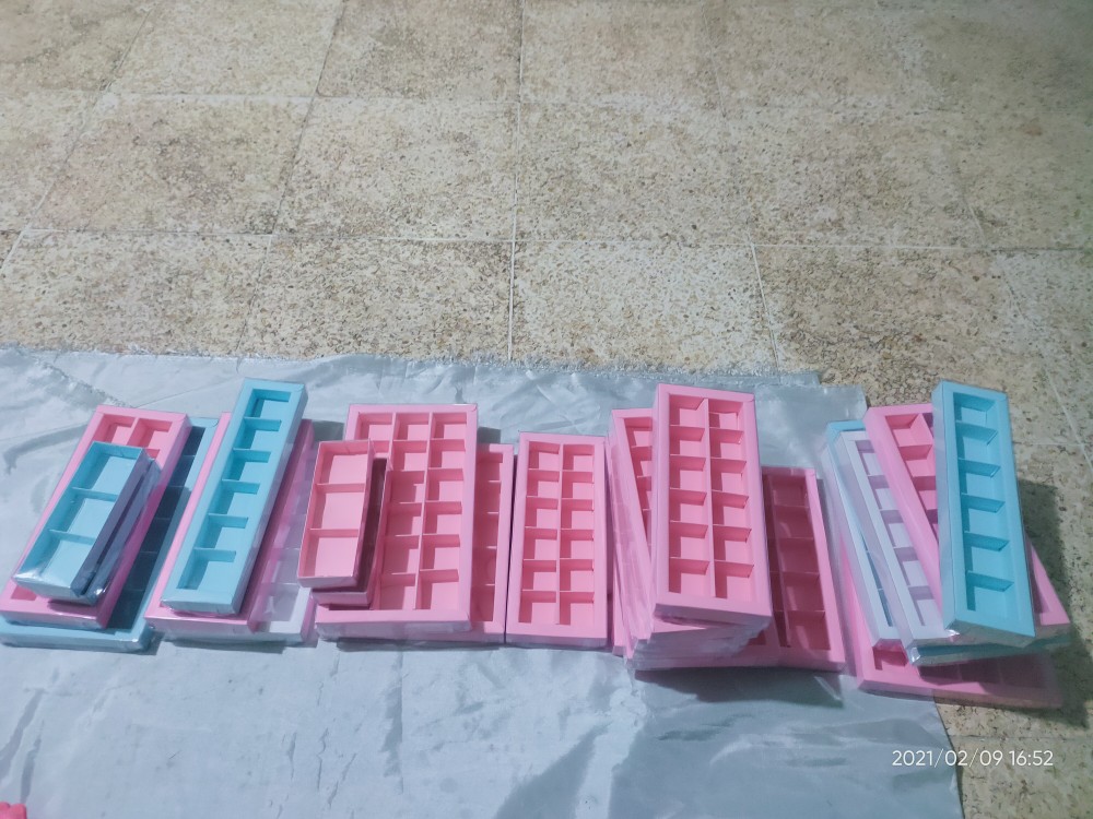 Box Coklat Sekat 15 (5x3) Sdh Jadi Kotak