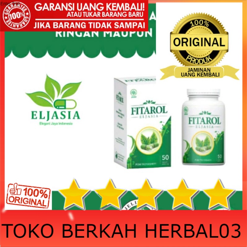 100% ASLI Paket Silver Obat Stroke Manjur Herbal Fitarol Eljasia