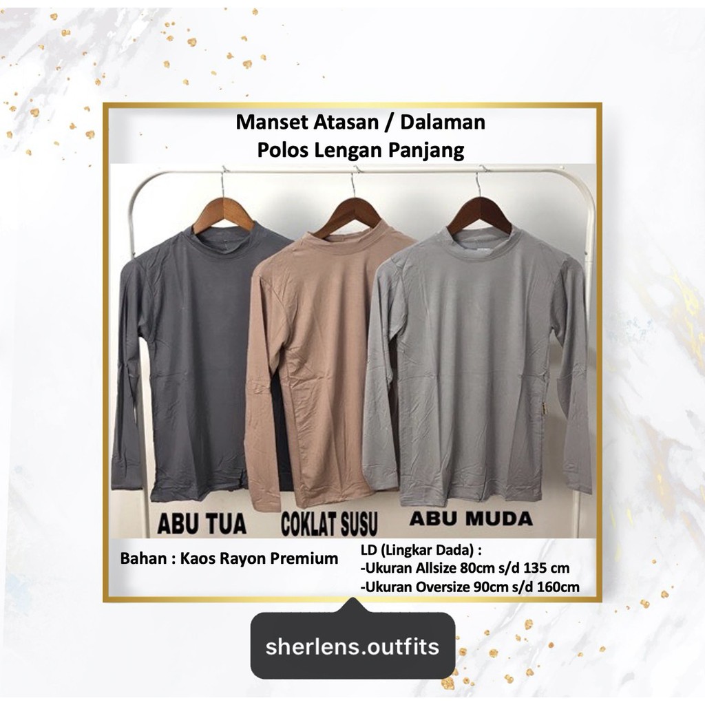  Manset  Baju  Atasan Dalaman Wanita Bahan Kaos Rayon Premium  