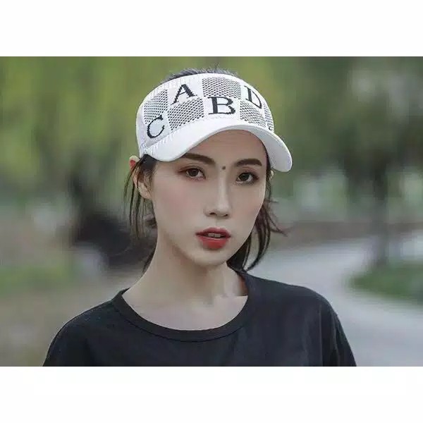 ♥TMALL88♥Topi Baseball Ponytail Topi Korea fashion Pria Wanita Rajut Baseball Visor Adjustabl