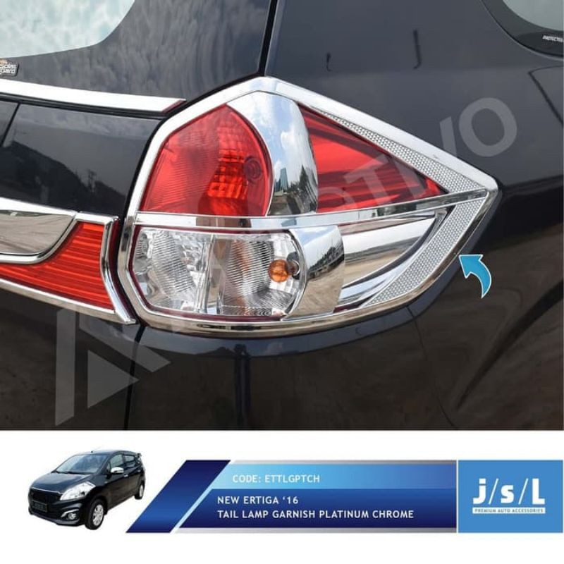 New Suzuki Ertiga Garnish Belakang Chrome JSL Model Platinum