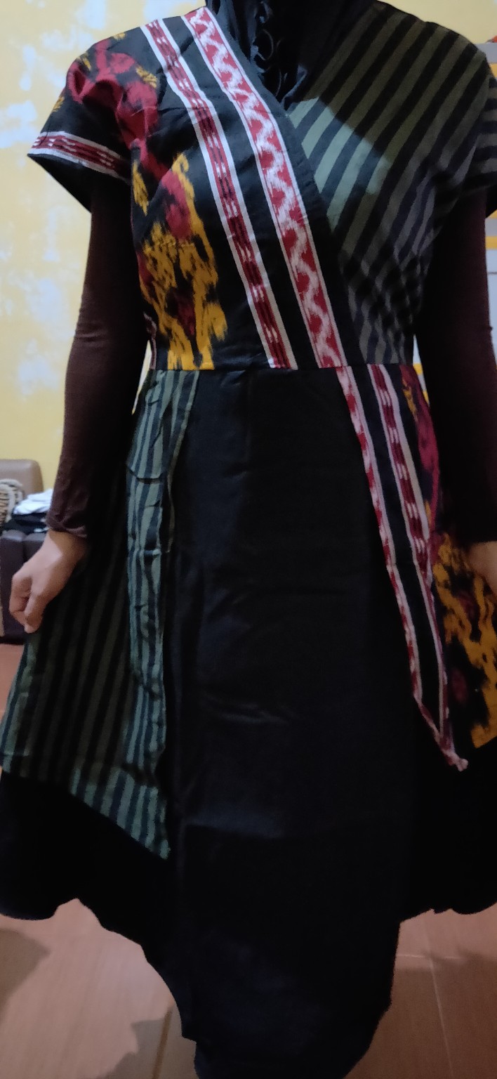 Aindra Batik Pekalongan Dress Batik Kebaya Ayamia Kimono Kombinasi Ikatan Cinta Andin Amanda Manopo