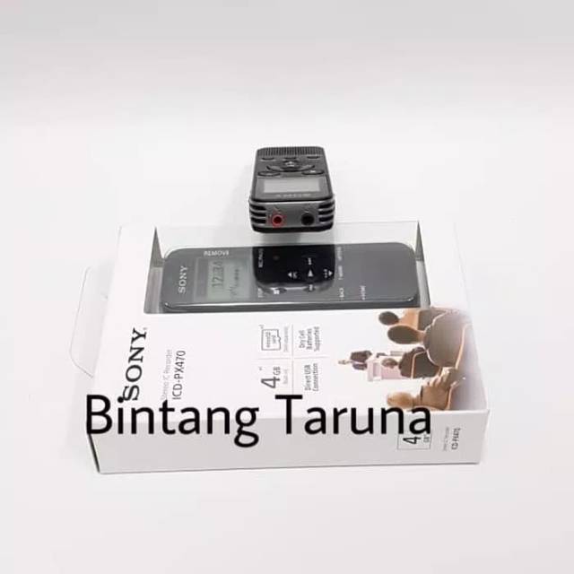 Voice Recorder Sony ICD-PX470 Perekam Suara Sony ICD-PX470 Voice Rekorder SONY ICD-PX470