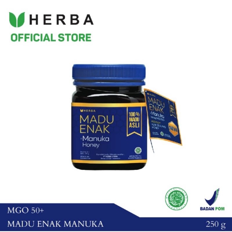 

PROMO!! HERBA Madu Enak + Manuka Honey 250 Gram