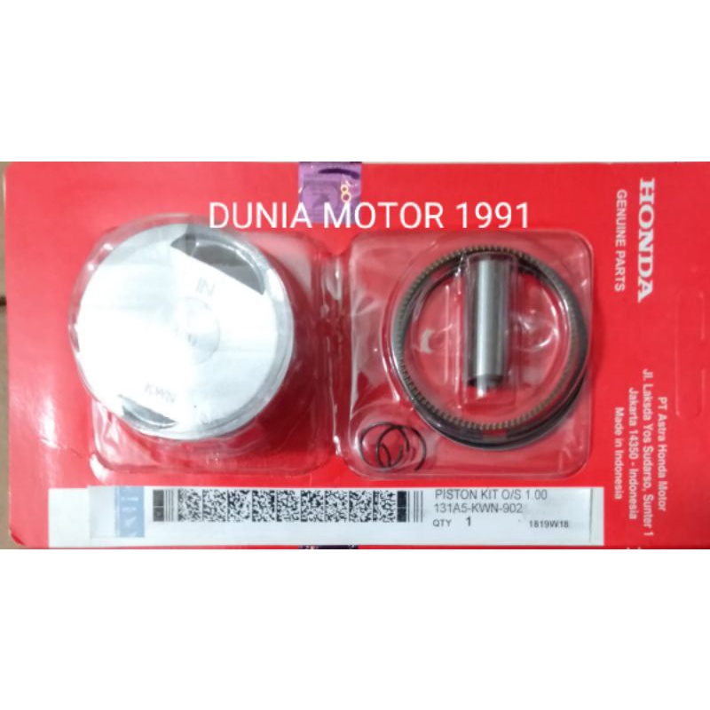 PISTON KIT SEHER VARIO 125 LED OVERSIZE 100 KODE KWN