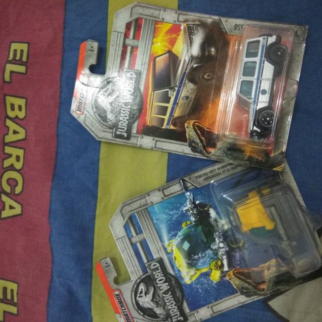 Hotwheels matchbox jurassic park paket 2