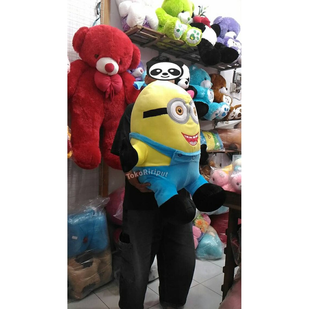 boneka minion desicable me banana papoy jumbo besar