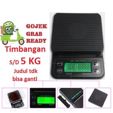 

DISKON - (BISA COD) Timbangan Digital Kopi Timer buat Kopi kue pour over V60 Coffee scale