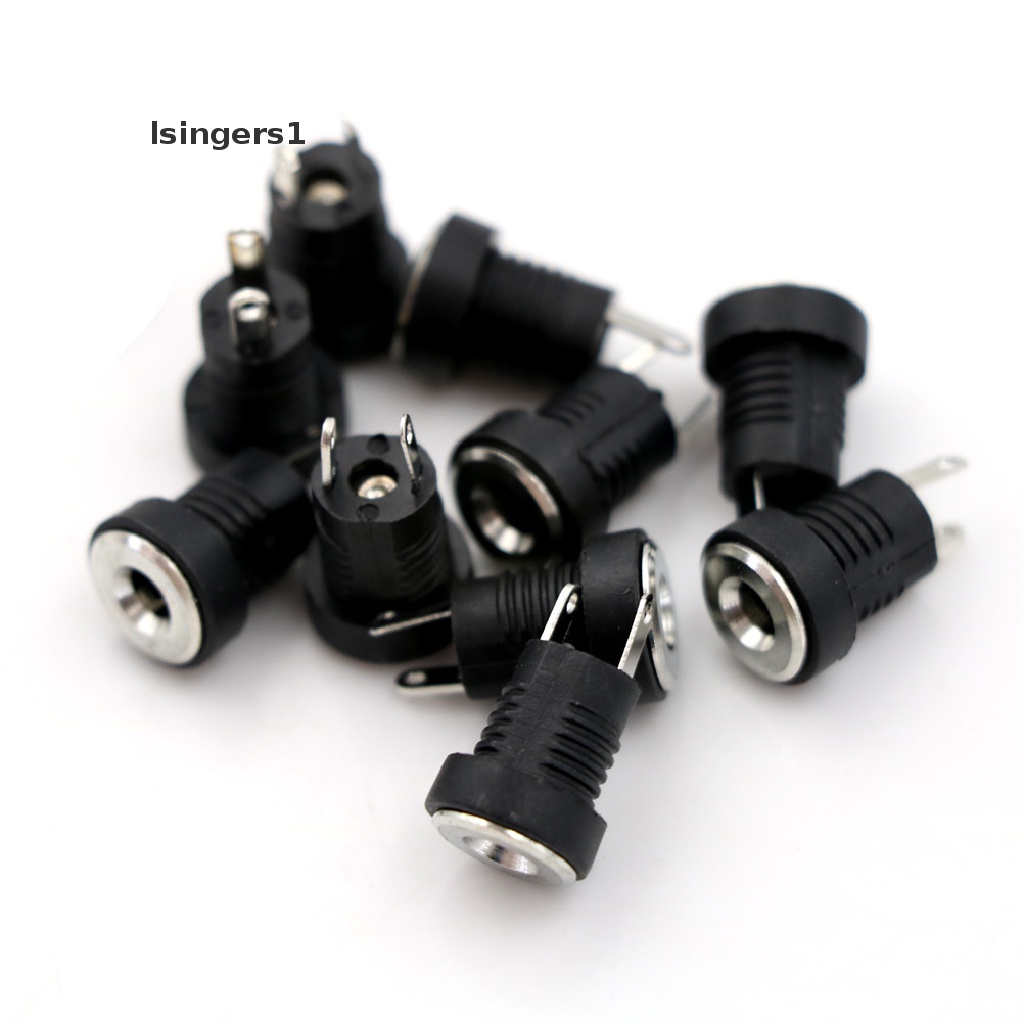 (lsingers1) 10pcs Soket Jack Power DC Female 3.5x1.35mm