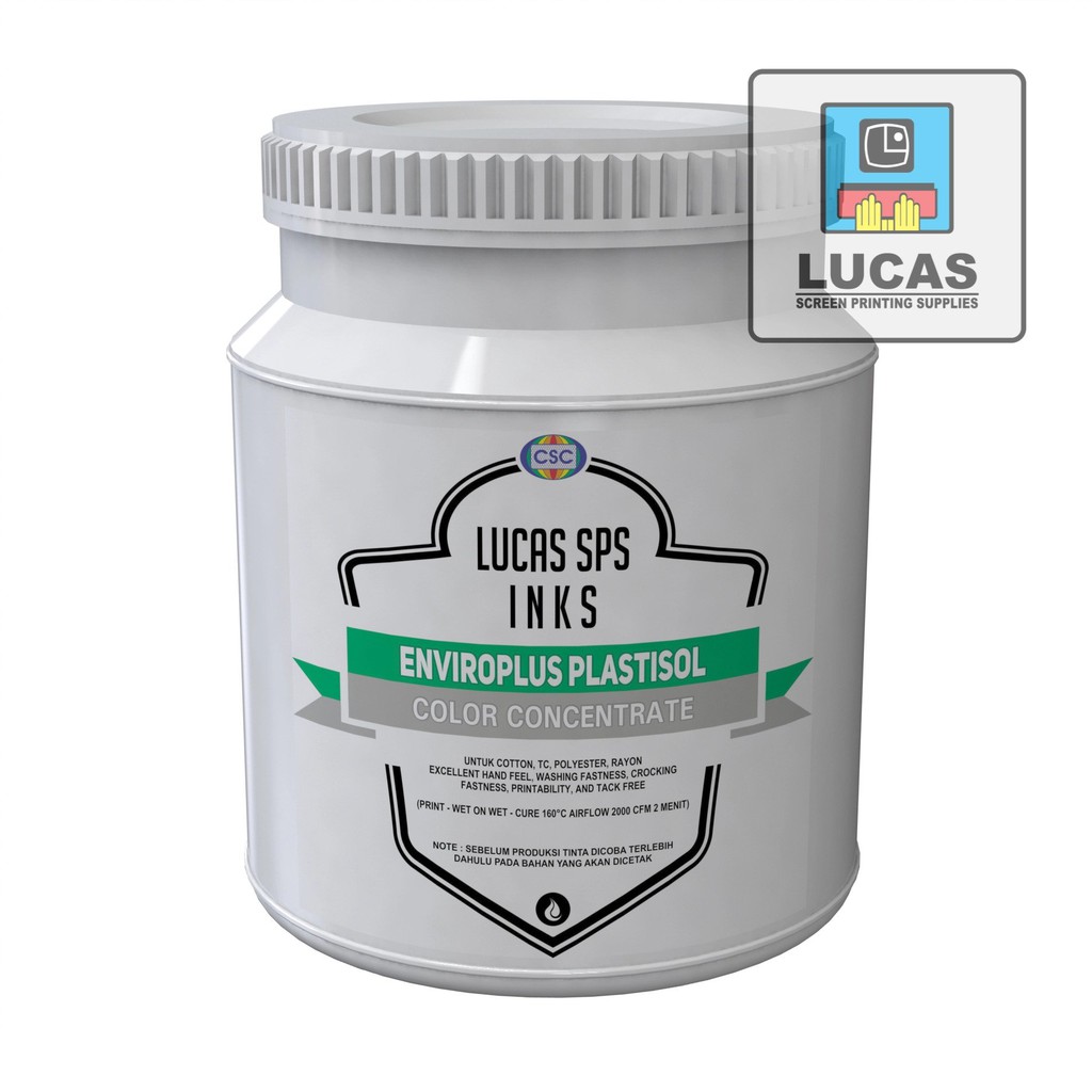 Bibit Warna / Pewarna Tinta Sablon Plastisol CSC