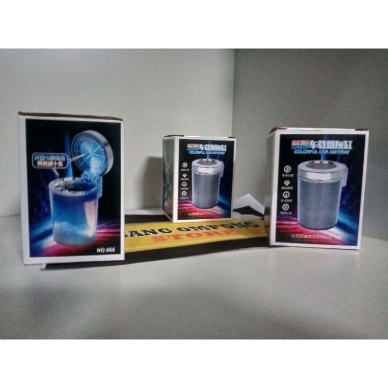 ASBAK MOBIL ASBAK ROKOK  ASBAK MOBIL LED /  LED CAR ORGANIZER ASHTRAY RGB WADAH ROKOK