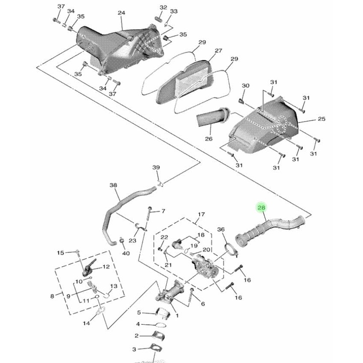 KARET FILTER SARINGAN UDARA FAZZIO ASLI ORI YAMAHA BEJ E4453 00