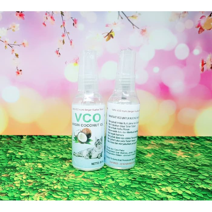 Minyak VCO Obat Jamur, Skabies, Diare, Koreng, Kucing Anjing Kelinci 60 ml