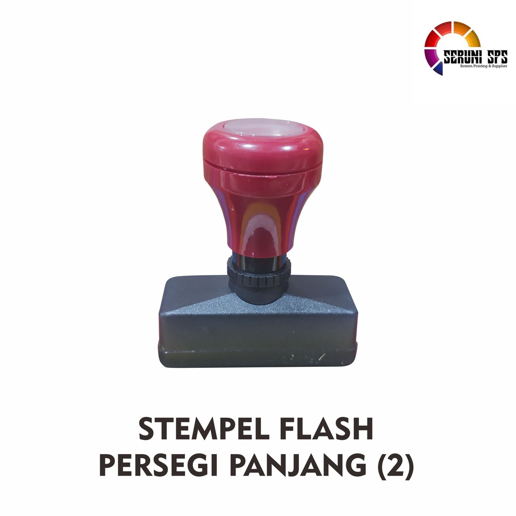 

CUSTOM STEMPEL FLASH / FLASH STAMP PERSEGI PANJANG 2