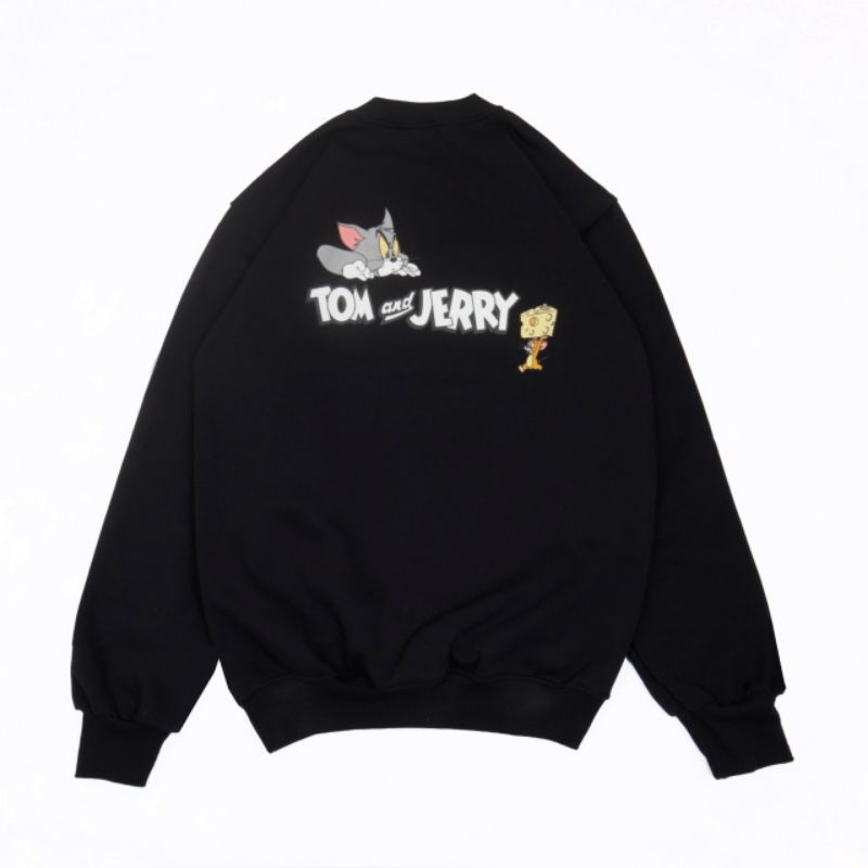 Crewneck Tom &amp; Jerry Cowok/Pria Tebal Berkualitas Premium Quality!