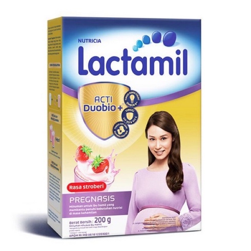 Lactamil Pregnasis Strawbery Susu Ibu Hamil 200gr