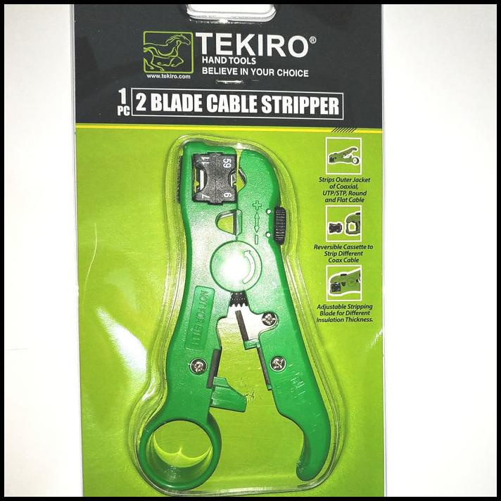 TEKIRO STRIPPER BLADE PENGUPAS KABEL LISTRIK STRIPPING KAWAT TEMBAGA