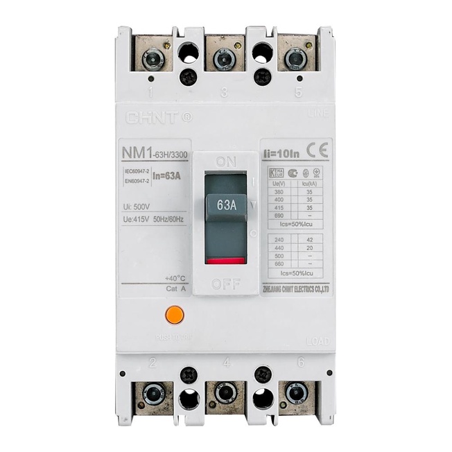 CHINT Thermal Magnetic Fixed Type MCCB NM1-H/NM1-S/NM1-C