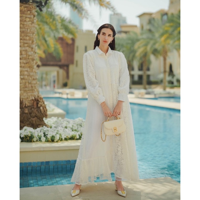 sandrina maxi dress benang jarum the sense of serenity