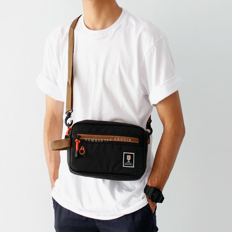 Selempang Pria Keren Casual  Tas Selempang Pria C