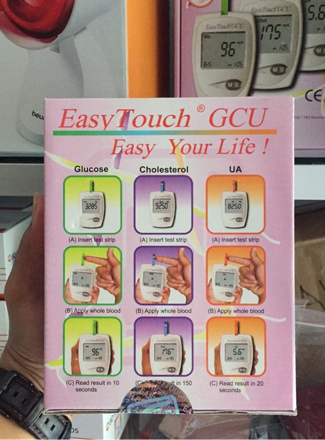 Easy Touch GCU 3 In 1/Easytouch GCU/Alat Cek Gula / Alat Cek Adam Urat /Alat Cek Cholestrol