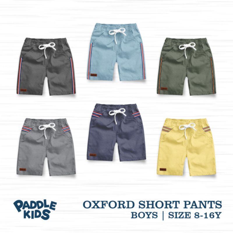 Oxford short pants paddlekids celana pendek oxford paddle kids size junior 8-16 tahun atau dewasa