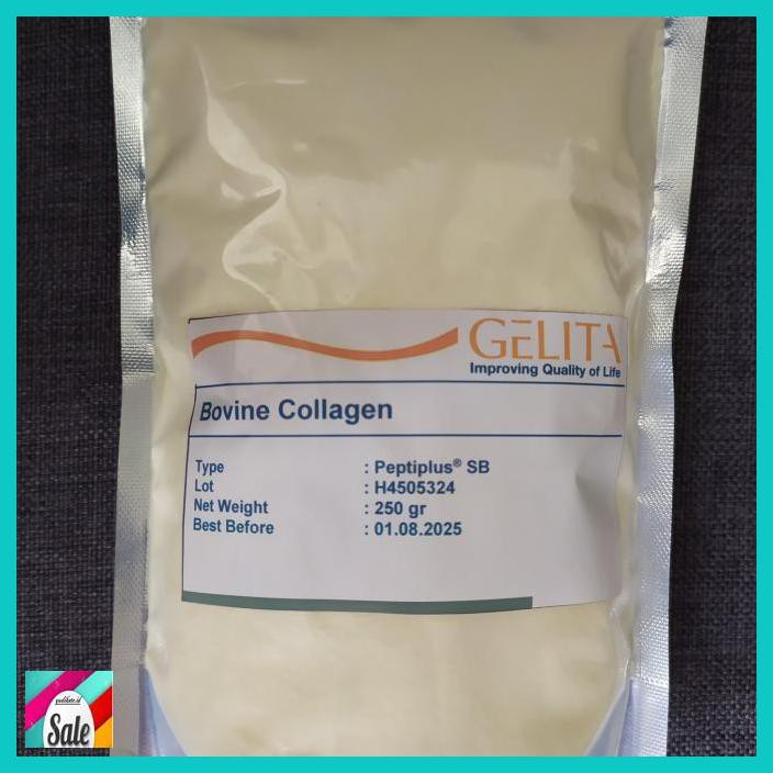 Tekapwajah- Bovine Collagen Peptide- Serbuk Collagen Murni Import Sertifikat Halal -Asliii.
