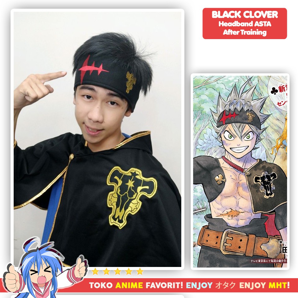 Ikat Kepala Headband Asta - Black Clover After Training