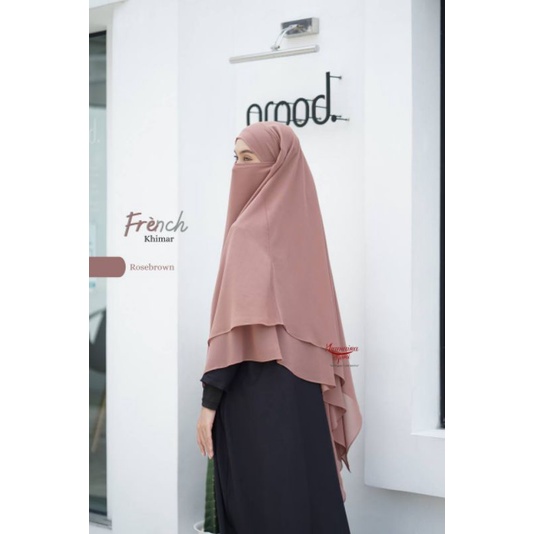 (BISA COD) NEHA FRENCH KHIMAR DAILY JUMBO SYARI BY KHUMAIRA-6