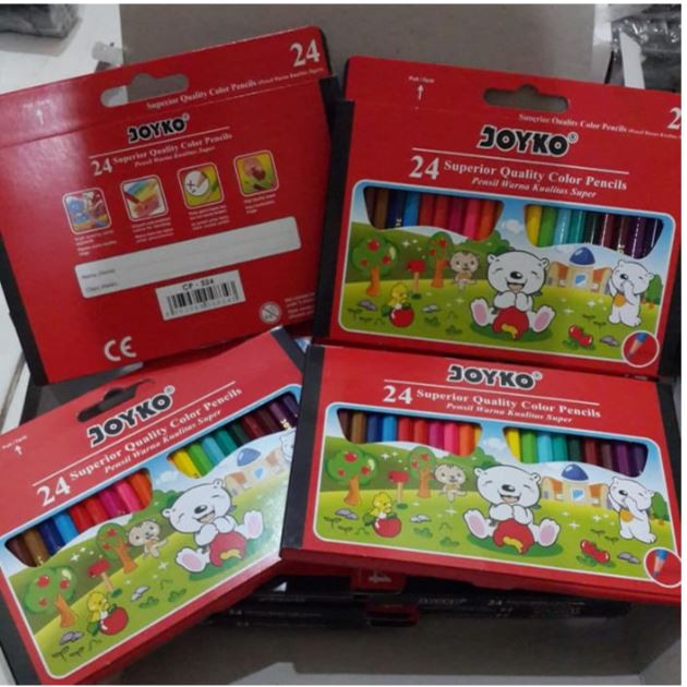 Pensil Warna JOYKO 24 Warna Pendek-2