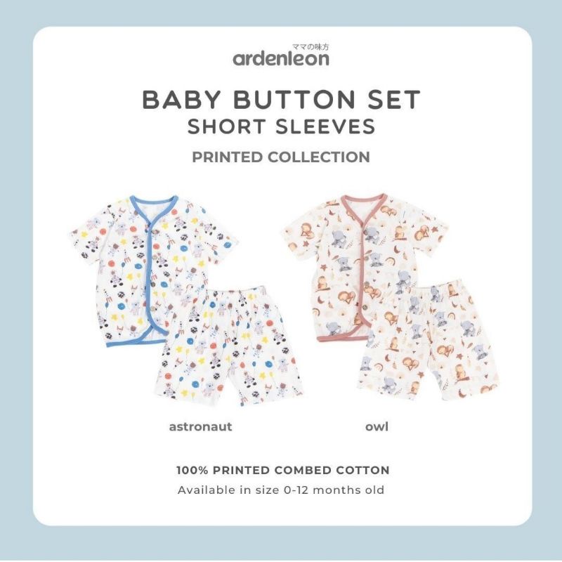 Ardenleon Baby Button Set Print