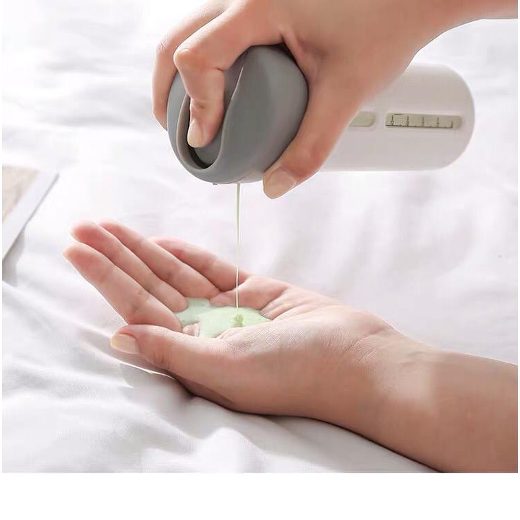 Smart travel bottle set 4in1 toiletries dispenser soap kit 4 in 1 botol refill sabun shampoo lotion