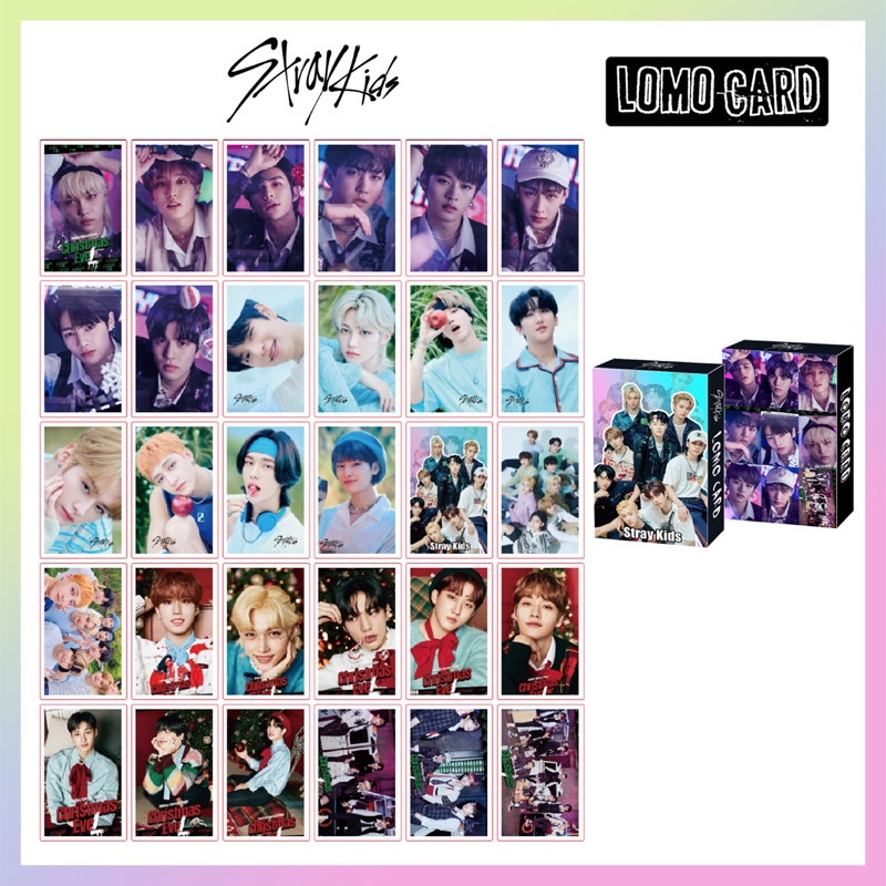 30pcs Kartu LOMO Foto Kpop straykids TWICE