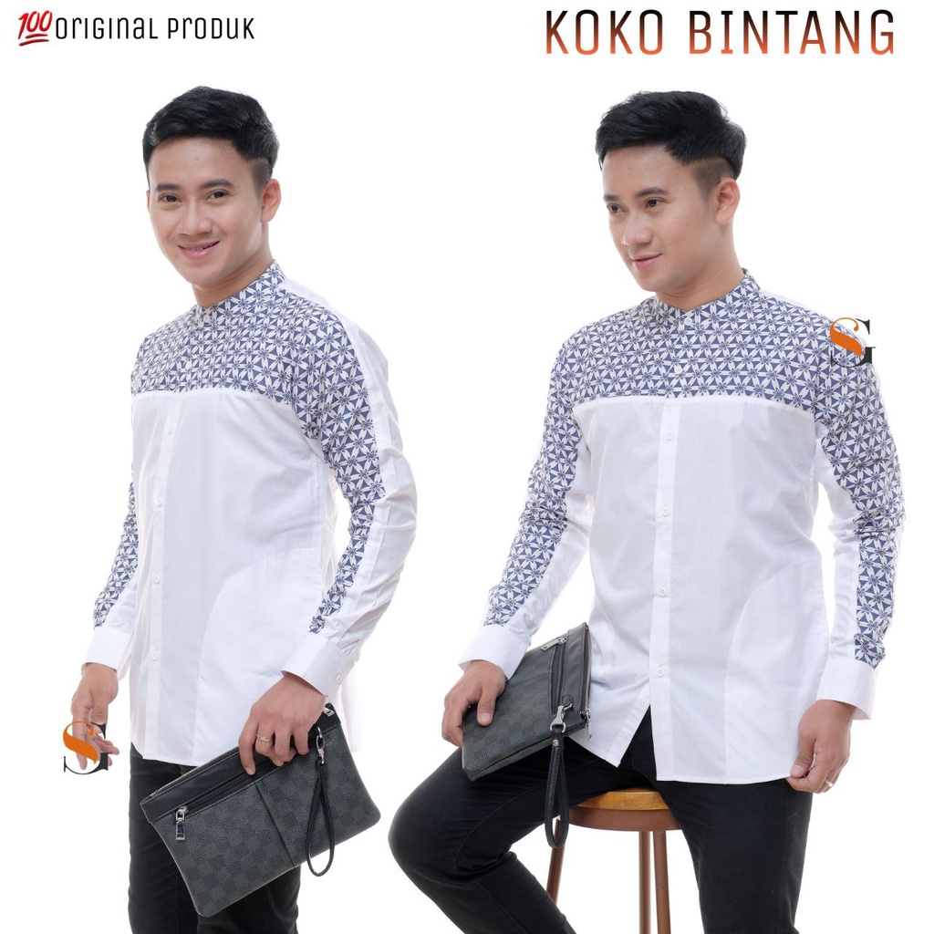 BAJU KOKO MUSLIM PRIA DEWASA LENGAN PANJANG KEMKO KURTA PUTIH HADROH TAKWA MODERN PREMIUM EL RUMI POLOS KOMBINASI BATIK TOYOBO TERBARU AZZAHIR GUS AZMI SUBBANUL MUSLIMIN