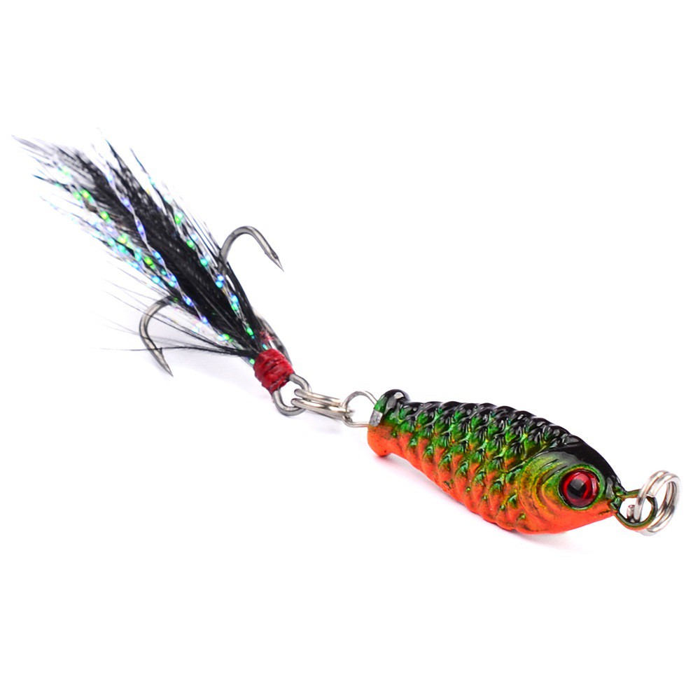 SYFishing 1Pcs Mini Lead Jig Umpan Pancing Swimbait 2.5cm/5g Lead Bait Fishing Lure Ikan Bass Wobbler Sinking Kail Memancing Tackle