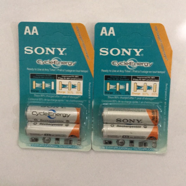 Isi 2 Baterai / Battery / Batere AA / A2 Charger SONY