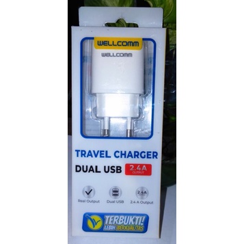 Charger Dual USB Wellcomm