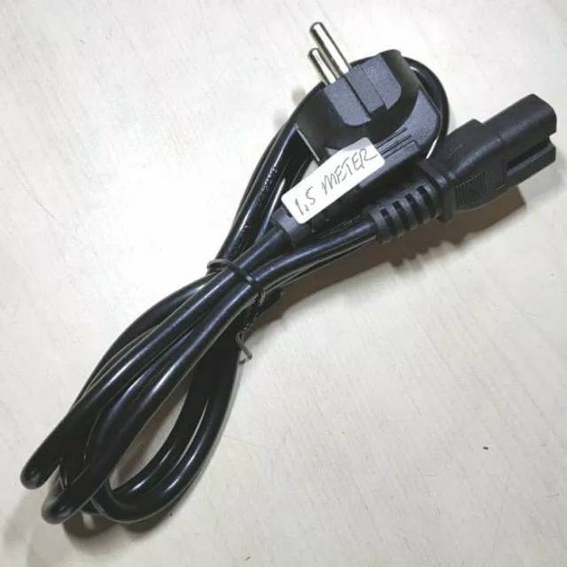 Kabel Power Mesin Potong Bahan Kain Octa RS 100 / RS100 1,5m - Hitam