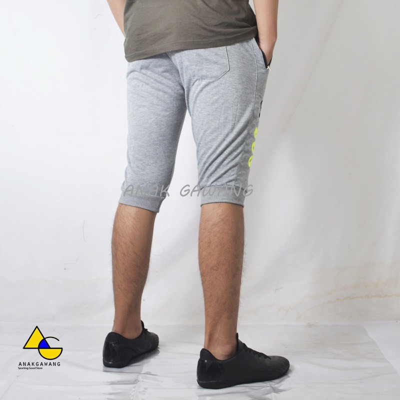 Jogger Pendek Pria Sweatpant Babyterry Celana Olahraga EURA  Anakgawang