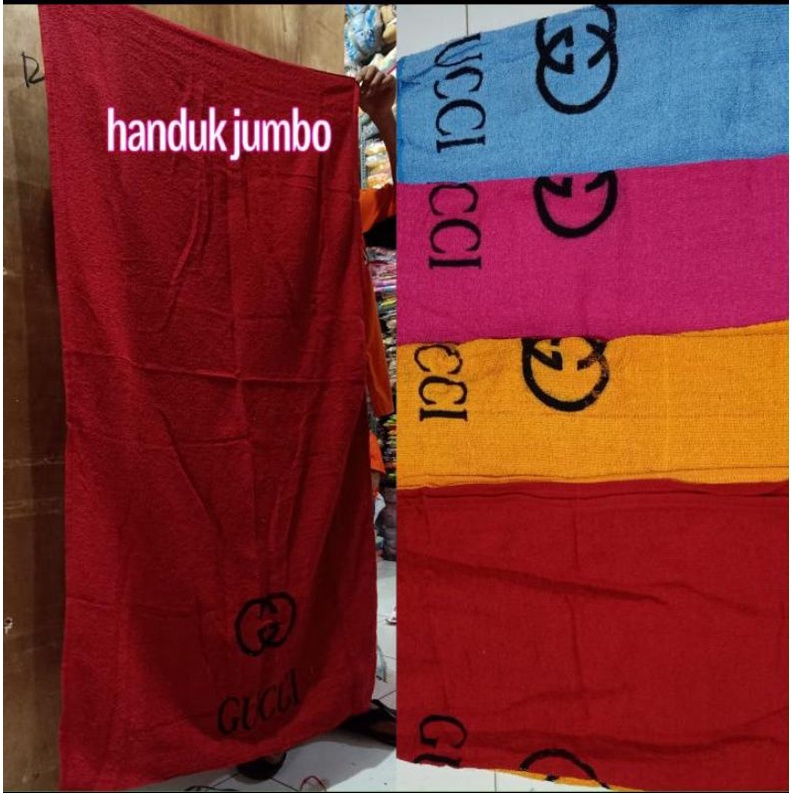 Ready Stock Handuk Gucci super jumbo