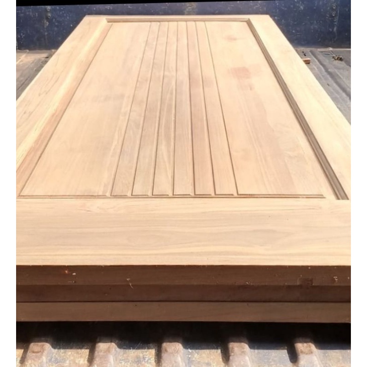 4 daun pintu kayu kamper
